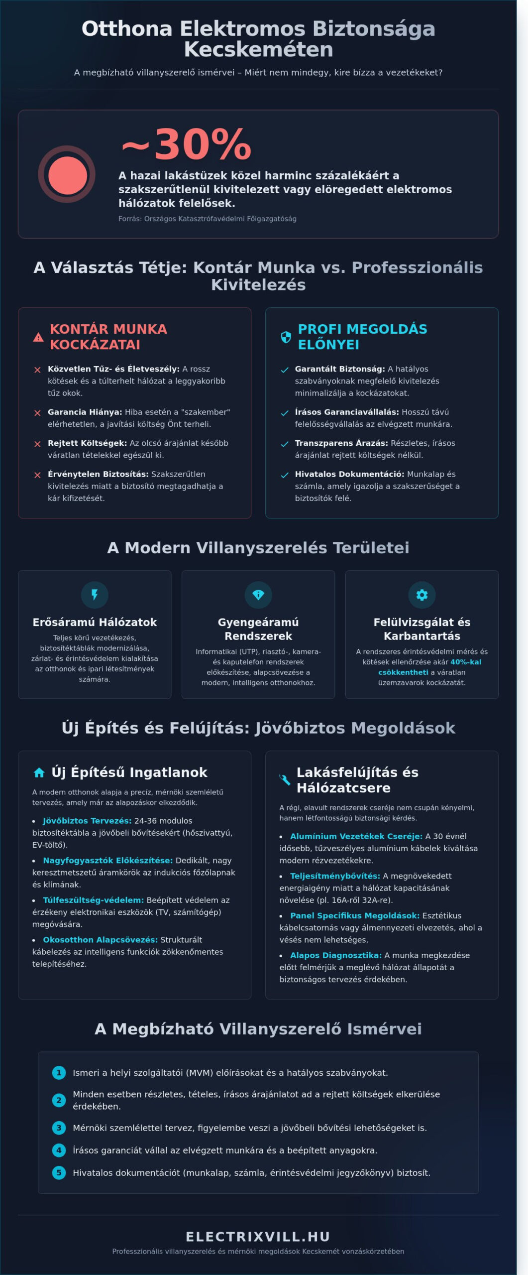 Villanyszerelő Kecskemét: Biztonságos és modern megoldások 2026-ban
